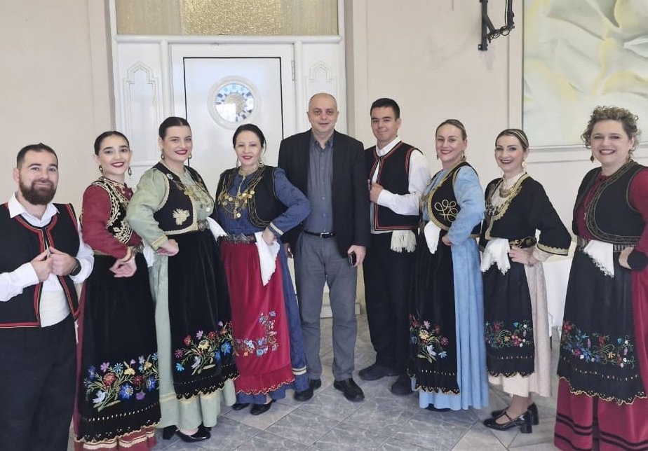 O Xρ. Καπετάνος στην κοπή πίτας του Συλλόγου Γυναικών Βορείου Ηπείρου Θεσσαλίας